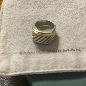 David Yurman Classic Cigar ring.